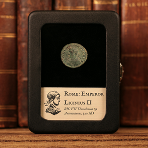 Rome, Emperor Licinius II, AE3, Seated Captives Reverse - 320 CE - Roman Empire