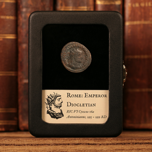 Rome, Emperor Diocletian, AR Antoninianus, Emperor & Jupiter Reverse - 295 to 299 CE - Roman Empire