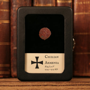 Cicilian Armenia, King Leo V, AE One Pogh - 1374 to 1375 CE - The Crusades