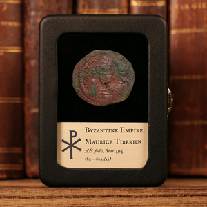 Byzantine Empire, Maurice Tiberius, AE Follis - 582 to 602 CE - Byzantine Empire