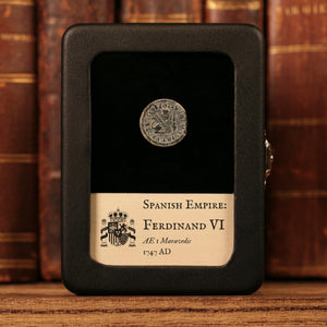 Spanish Empire, King Ferdinand VI, AE 1 Maravedis - 1747 CE - Spanish Empire