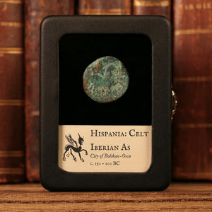 Celt-Iberians, City of Bolskan-Osca, AE As - c. 150 to 100 BCE - Ancient Spain