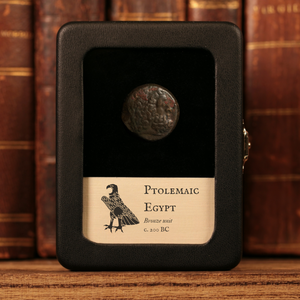 Ptolemaic Egypt, AE20 (Bronze), Zeus & Eagle - c. 200 BCE - Ancient Egypt