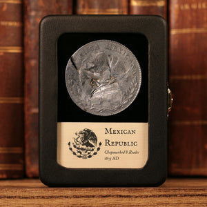 Mexico, AR 8 Reales with Chinese Chop Marks, "Piece of Eight" - 1875 CE - Mexico