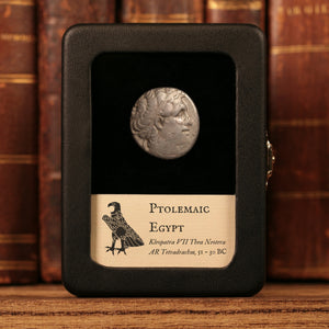 Ptolemaic Egypt, Queen Cleopatra (Kleopatra VII Thea Neotera), AR Tetradrachm - 51 to 30 BCE - Ancient Egypt