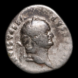 Rome, Emperor Vespasian, AR Denarius, Securitas (Goddess of Security) - 75 CE - Roman Empire