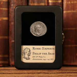 Rome, Emperor Philip the Arab, AR Antoninianus, Virtus (Deity of Bravery) - 244 to 247 CE - Roman Empire