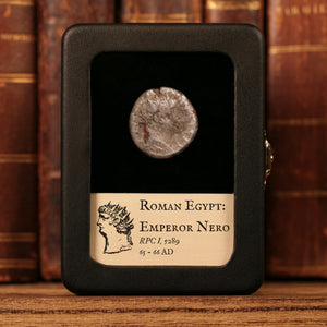 Egypt, Emperor Nero, BI Tetradrachm, Head of Augustus Reverse - 66 to 68 CE - Roman Provinces