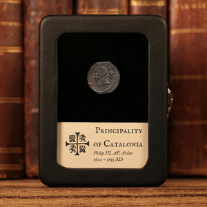 Principality of Catalonia, Philip III, AE Ardite - 1622 to 1655 CE - Spanish States