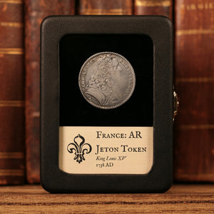 France, King Louis XV, AR Jeton (Non-Monetary Token) - 1738 CE - France