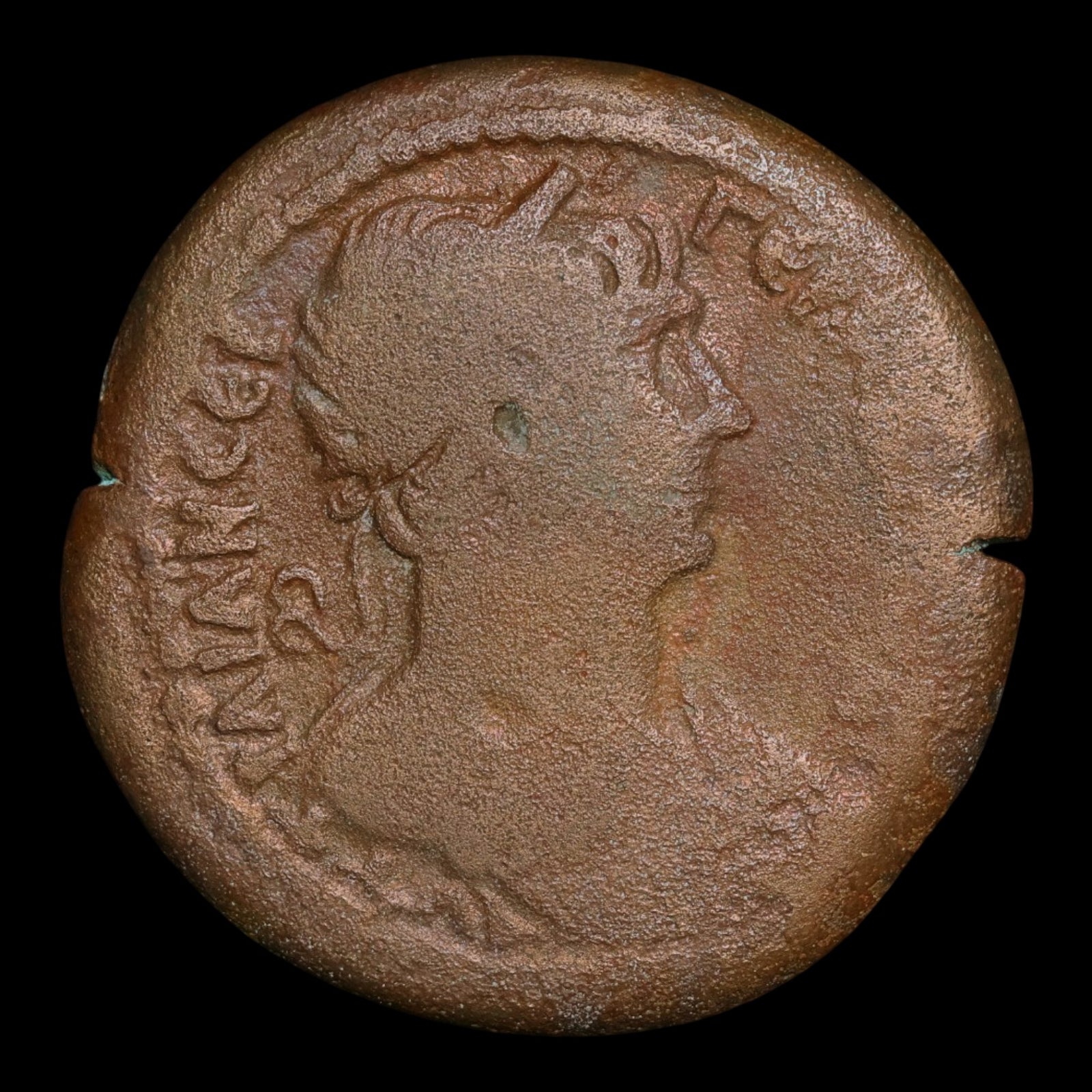 Egypt, Alexandria, Emperor Trajan, AE Drachm, Eirene (Goddess of Peace) - 112 to 113 CE - Roman Provinces