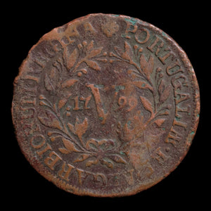 Portugal, Queen Maria I, AE 5 Réis - 1799 CE - Portugal