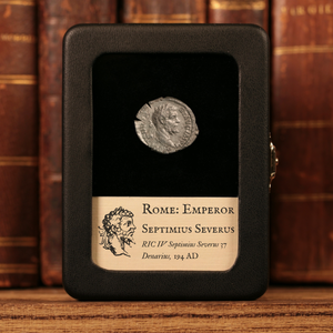 Rome, Emperor Septimius Severus, AR Denarius, Pax (Goddess of Peace) - 194 CE - Roman Empire