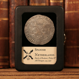 Spanish Netherlands, Duchy of Brabant, King Philip IV, 1 Patagon - 1651 CE - Belgian States