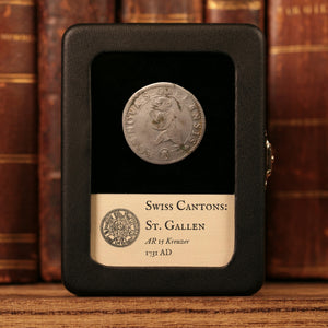Swiss Cantons, City of St. Gallen, AR 15 Kreuzer - 1731 CE - Switzerland