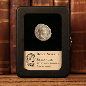 Rome, Emperor Severus Alexander, AR Denarius, Fortuna (Goddess of Fortune) - 222 CE - Roman Empire