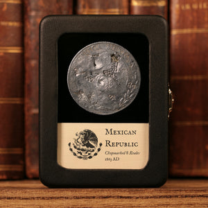 Mexico, AR 8 Reales with Chinese Chop Marks, "Piece of Eight" - 1863 CE - Mexico