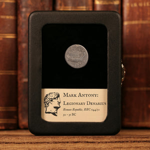 Roman Republic, Mark Antony, AR "Legionary Denarius" - 32 to 31 BCE - Roman Republic