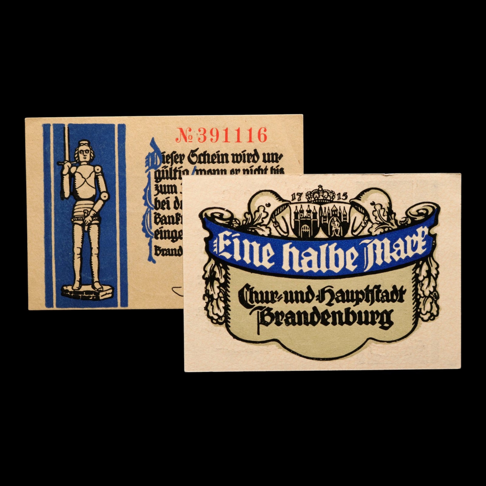 German Empire, City of Brandenburg an der Havel, ½ Mark (Notgeld)