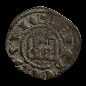 Kingdom of Castile and Leon, King Ferdinand IV, Billon 1 Denier - 1295 to 1312 CE - Spanish States