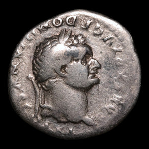 Rome, Emperor Vespasian, AR Denarius - 79 CE - Roman Empire