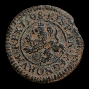 Spain, King Philip III, 2 Maravedis, Segovia Mint - 1598 CE - Spanish Empire