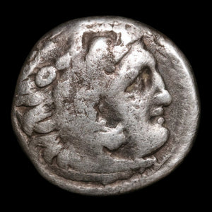 Kingdom of Macedon, Alexander the Great, AR Drachm, Posthumous Issue - c. 323 to 319 BCE - Greek World