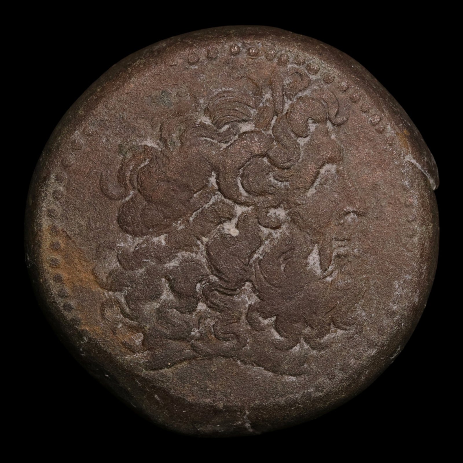 Ptolemaic Kingdom of Egypt, Ptolemy IV Philopator, AE Drachm, Zeus Ammon & Eagle - 222 to 204 BCE - Ancient Egypt
