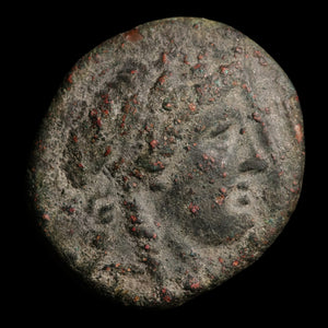 Seleucid Empire, Achaeus, AE Unit, Apollo (Major Greek God) - 220 to 214 BCE - Seleucid Empire