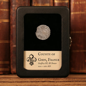 County of Gien, Count Geoffroy III, BI 1 Denier - 1120 to 1160 CE - French States