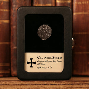 Kingdom of Cyprus, King Janus, AE Sizin - 1398 to 1432 CE - Crusader States