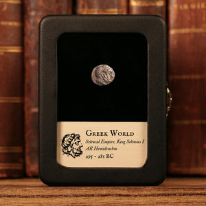 Seleucid Empire, King Seleucus I, AR Hemidrachm, Zeus & Athena - 295 to 281 BCE - Greek World