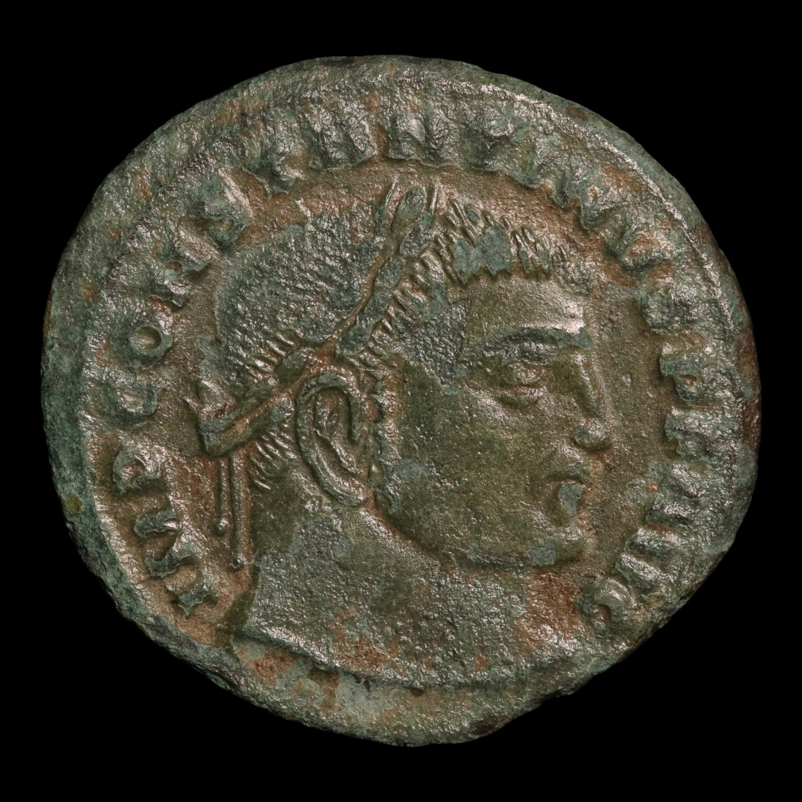 Rome, Constantine the Great, AE Unit, Jupiter (God of Sky & Thunder) - 313 to 315 CE - Roman Empire