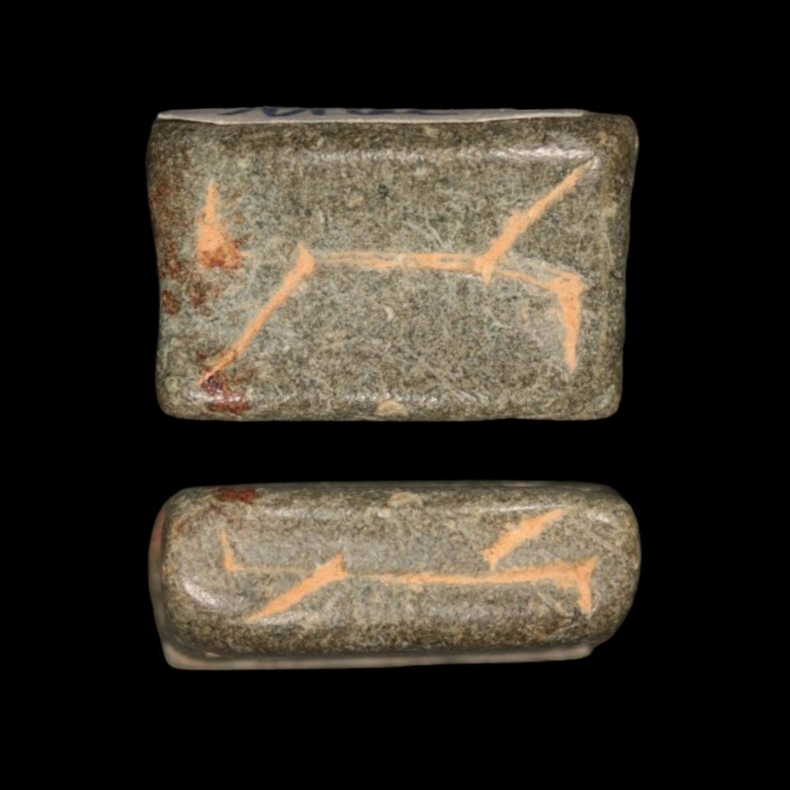 Mesopotamian Stone Seal Stamp, 19mm - c. 4000 – 3000 BCE - Western Mesopotamia - 10/4/23 Auction