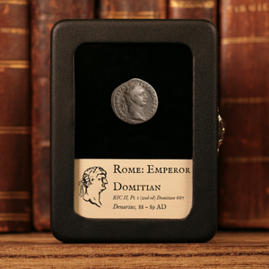 Rome, Emperor Domitian, AR Denarius, Minerva (Goddess of Wisdom) - 88 to 89 CE - Roman Empire