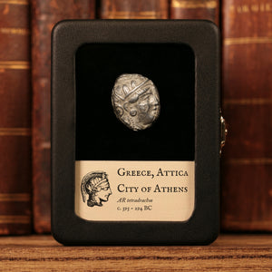 Attica, City of Athens, AR Tetradrachm, Owl & Athena - c. 393 to 294 BCE - Ancient Greece