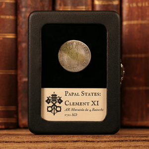 Papal States, Ferrara, Pope Clement XI, Silver 4 Baiocchi - 1710  - Papal States, Italy