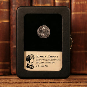 Rome, Empress Crispina, AR Denarius, Concordia (Goddess of Agreement) - 178 to 191 CE - Roman Empire
