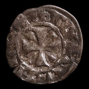 Kingdom of Cyprus, King Janus, BI Denier - 1398 to 1432 CE - Crusader States