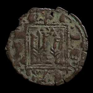 Kingdom of Castile and Leon, King Alfonso XI, Billon 1 Denier - 1331 to 1332 CE - Spanish States