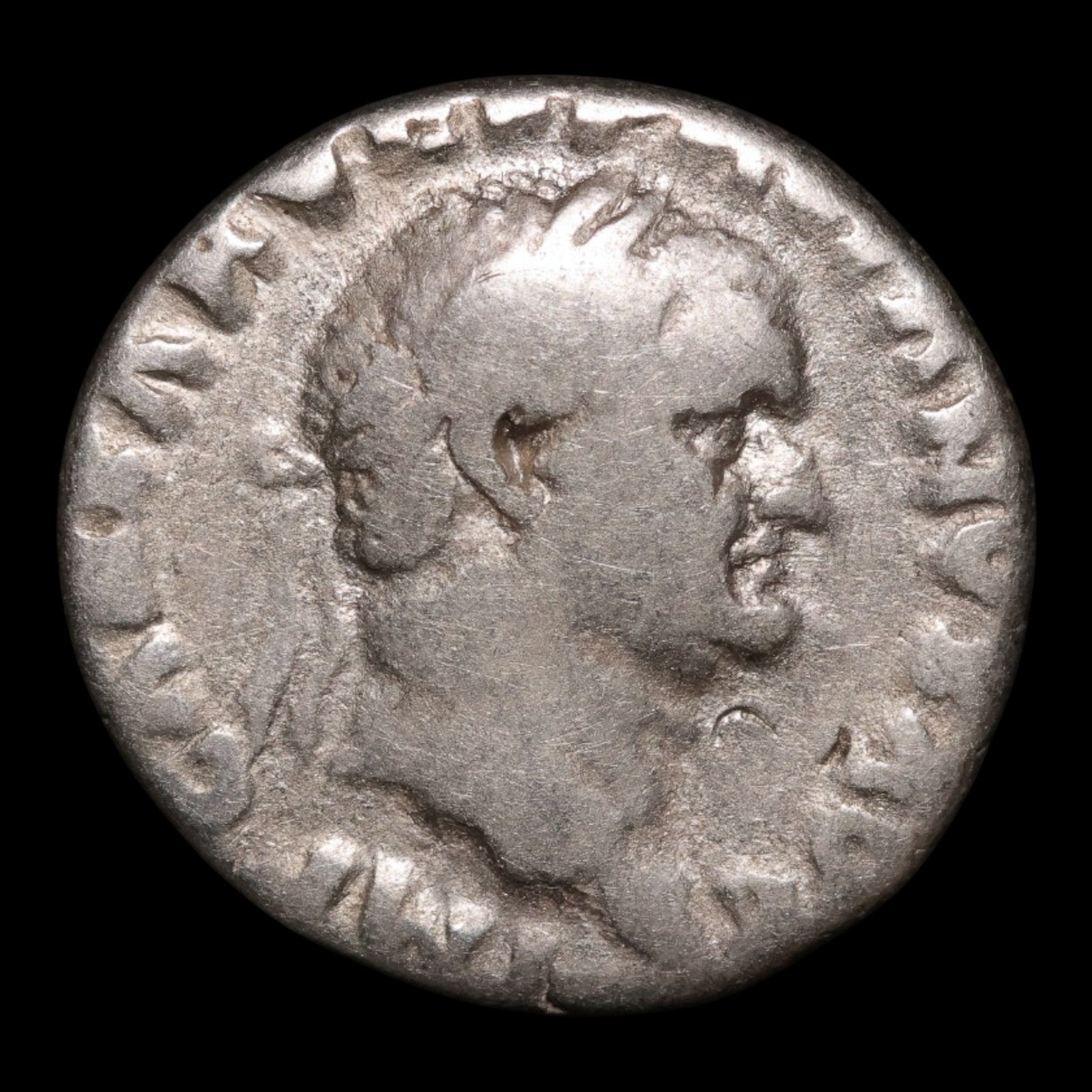 Rome, Emperor Vespasian, AR Denarius, Pax (Goddess of Peace) - 70 CE - Roman Empire