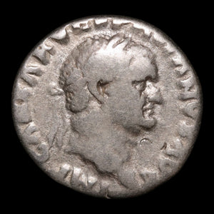 Rome, Emperor Vespasian, AR Denarius, Pax (Goddess of Peace) - 70 CE - Roman Empire
