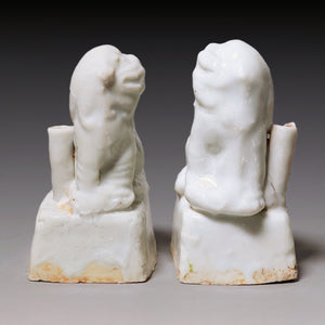 Ming Dynasty, Set of Three Miniature Incense Burners (Lions)