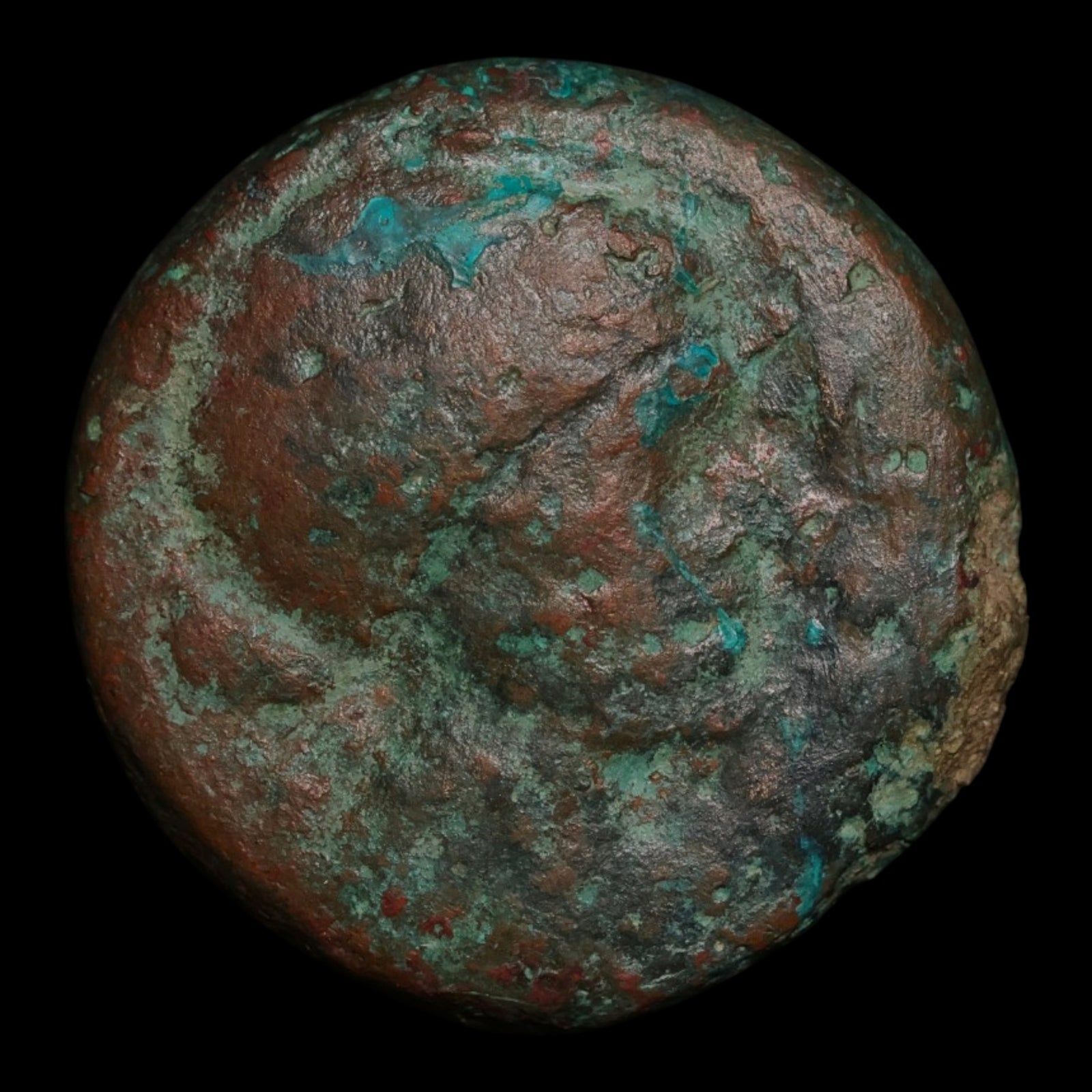 Ptolemaic Kingdom of Egypt, Queen Cleopatra VII, AE Diobol - 51 to 30 BCE - Ancient Egypt