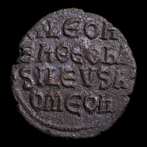 Byzantine Empire, Emperor Leo VI, AE Follis - 886 to 912 CE - Byzantine Empire