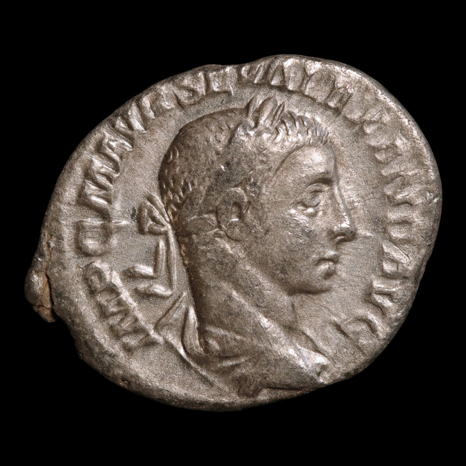 Rome, Emperor Severus Alexander, AR Denarius, Jupiter (God of Sky & Thunder) - 222 to 228 CE - Roman Empire