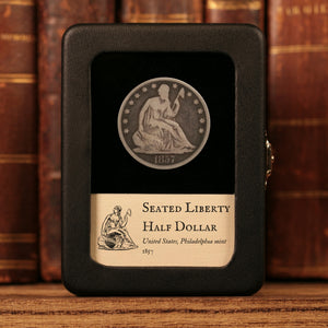 United States, Seated Liberty Silver Half Dollar (Without Date Arrows) - 1857 CE - United States of America