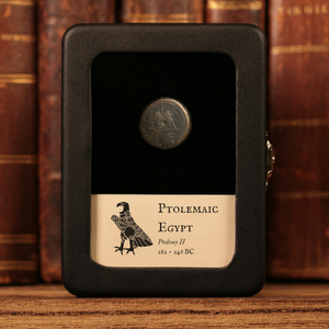Ptolemaic Egypt, King Ptolemy II, Half Obol, Zeus & Eagle - 282 to 246 BCE - Ancient Egypt