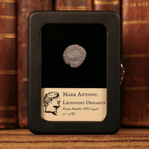 Roman Republic, Mark Antony, AR "Legionary Denarius" - 32 to 31 BCE - Roman Republic