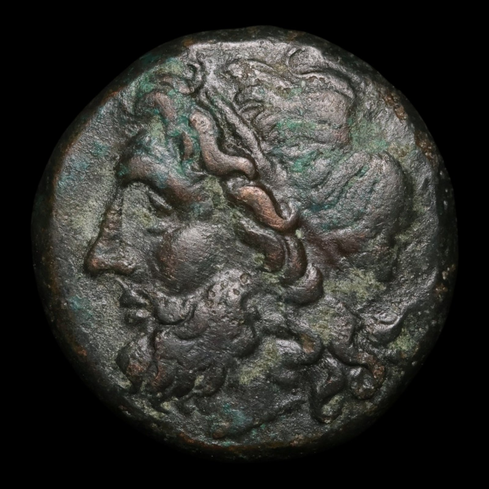 Sicily, Hieron II, AE Unit, Poseidon (God of the Sea) - c. 240 to 215 BCE - Greek World